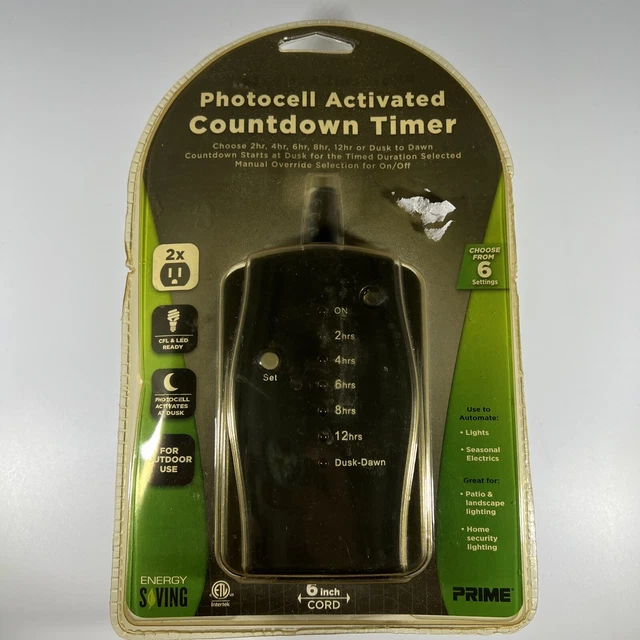 PRIME LIGHT SENSING Digital Countdown Timer (TNOLED02) 11.99 PicClick