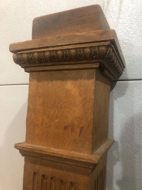 Antique Oak Newel Post