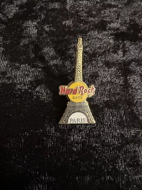 Hard Rock Cafe PARIS Guitar Pin With Eiffel Tower