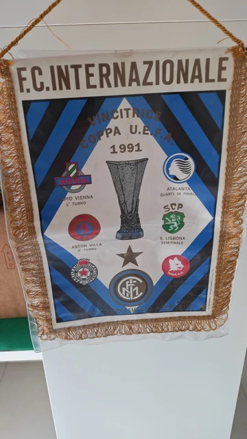 Fanion US Arezzo 1923 - Coppa Italia 1980/81 - Football Italien Vintage