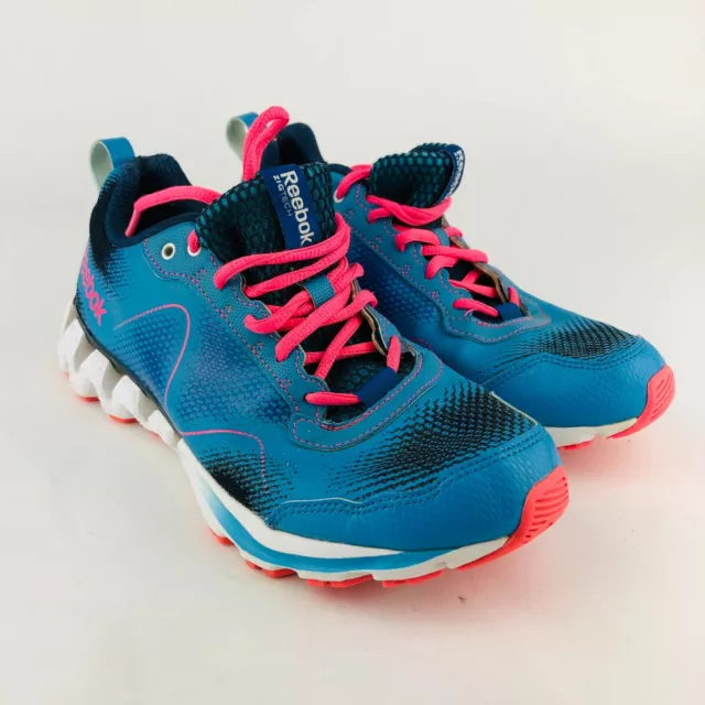 Reebok Zigkick Women's Wild Trail Blue Pink Running Shoes Zig Tech M44028 Size 7 3