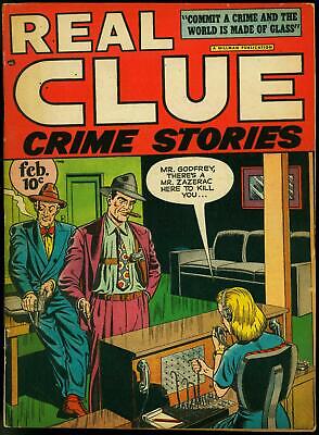 Real Clue Crime Stories Vol. 2 #12  1948 - Hillman  -VG/FN - Comic Book