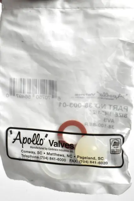 Apollo Valves 38-003-01 Atmospheric Vacuum Breaker Size 1/4 - 1/2" Repair Kit