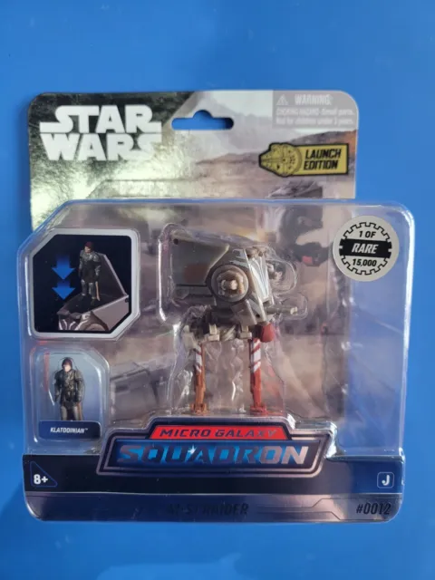 Star Wars Micro Galaxy Squadron AT-ST RAIDER Chase 1 of 15000 Launch Edition NEW