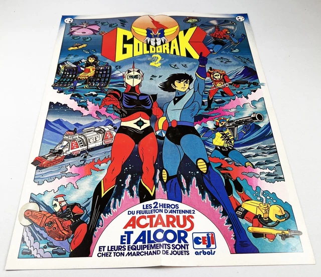 Goldorak - Poster/Catalogue Ceji Arbois - Mannequins Actarus, Alcor - Occasion