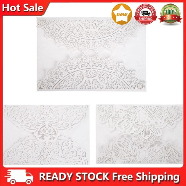 10pcs/Set Flower Greeting Card Cute Table Name Card Exquisite for Wedding Party