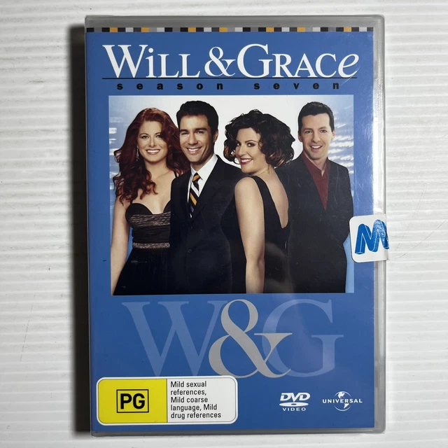 Will & Grace : Complete Season 7 (DVD) Australia Region 4- NEW & SEALED