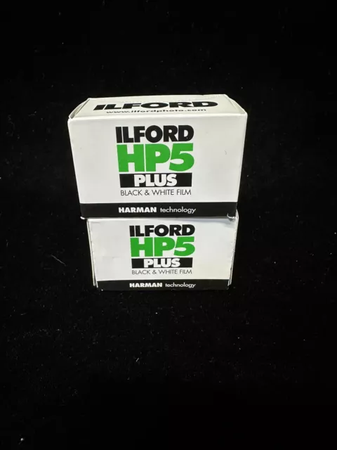 Paquete de 2 películas de exposición 35 mm Ilford HP5 Plus 400 ISO en blanco y negro 36