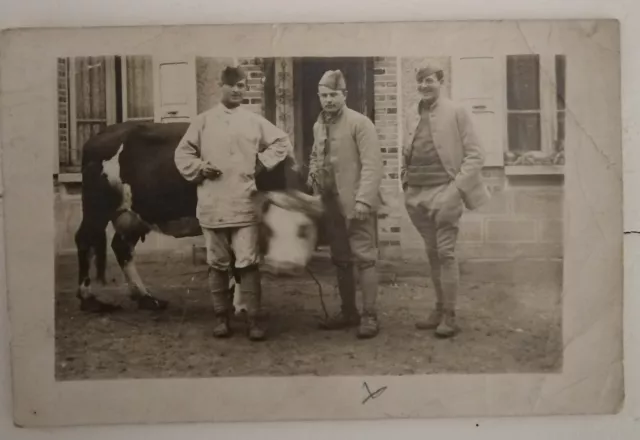 Lot de 5 photocartes militaria 1914 1918 - A examiner avec attention petit prix