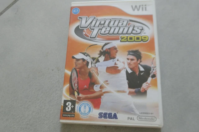 BOÎTE + NOTICE - VIRTUA TENNIS 2009 (PAS de jeu / NO game)
