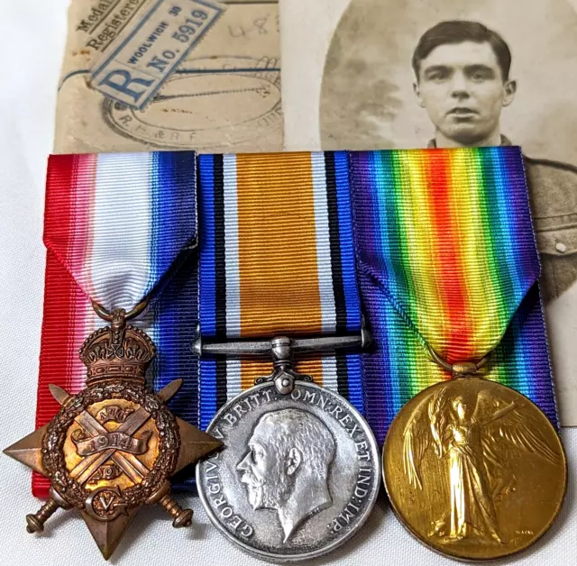 Pow Died Germany Christmas Day 1918 Wounded Ww1 1914 Medals 39744 A Raison