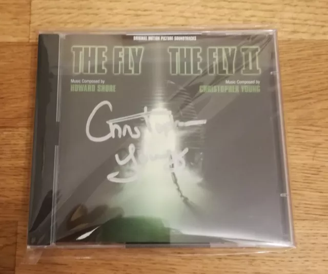 The Fly The Fly II Christopher Young  Soundtrack - CD Signed Limited Edition