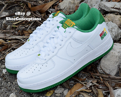 Nike Air Force 1 Low Retro QS Shoes "West Indies" White Green DX1156-100 Men's