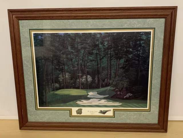 ELIZABETH PEPER "THE DREAM COURSE" LIMITED EDITION SIGNED C.O.A. Augusta Hole 10