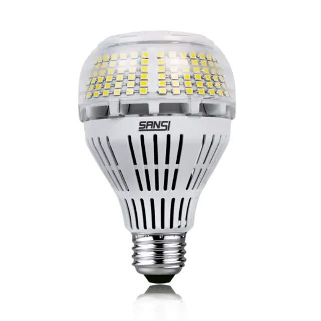 SANSI Bombilla LED E27 30W Luz Blanca 5000K Bajo Consumo Alto Brillo 5000lm Lámp
