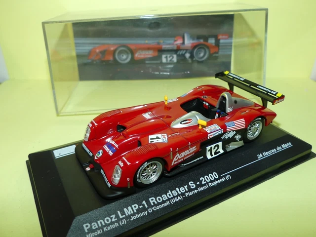 Miniature Panoz LMP-1 1/43 IXO Roadster S No.22 TV Asahi Team 24h Le