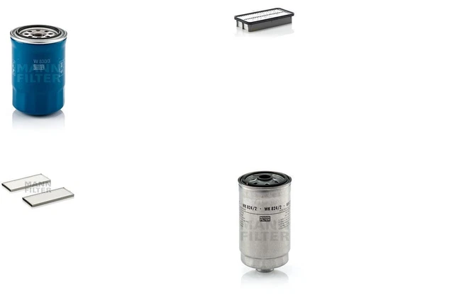 BandelOne Filter Inspektionspaket - MANN-FILTER Set Für Micra 3 K12 & Note E11 NE11