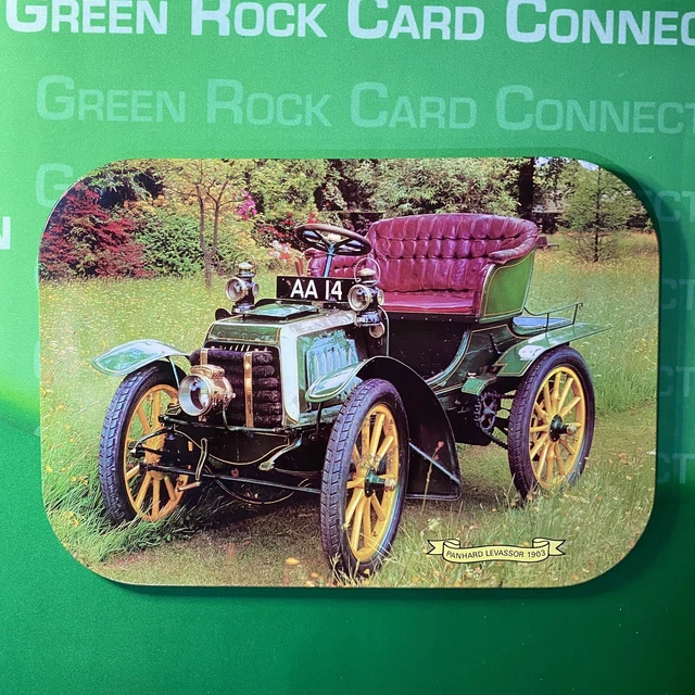 Vintage 1903 Panhard Levassor Vinyl & Cork Placard Table Place Mat Quality Image