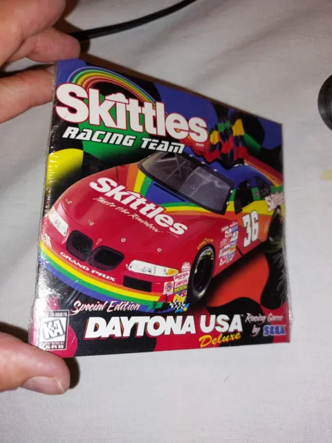 NEW Skittles Special Edition Daytona USA Deluxe PC Game Windows 95 Sega Racing