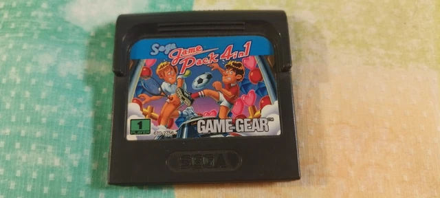 Cartouche Sega Game Gear - Sega Game Pack 4 In 1 - Jeu De Sport - Occasion