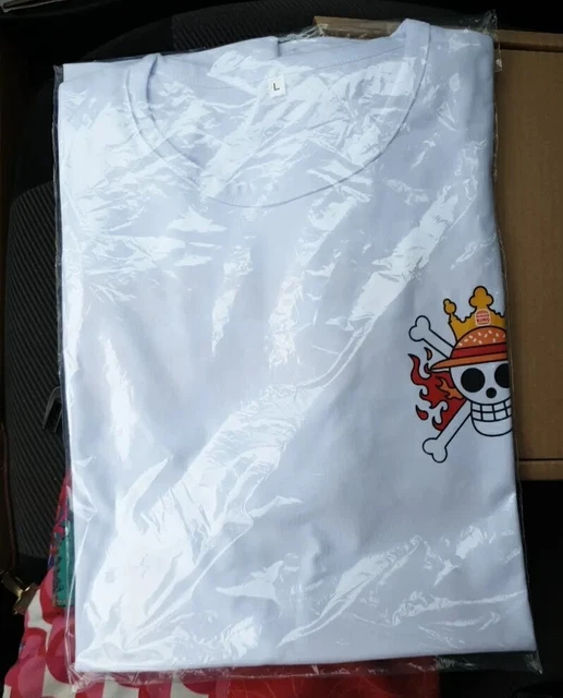 ONE PIECE X Burger King LUFFY Tshirt Edition limitée Taille M ou L (Blanc) EUR 39,99