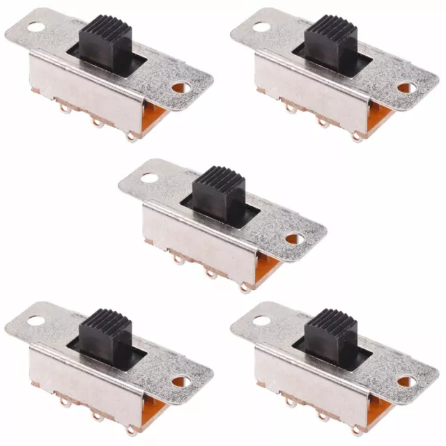 5 x On-Off-On Slide Switch DPDT