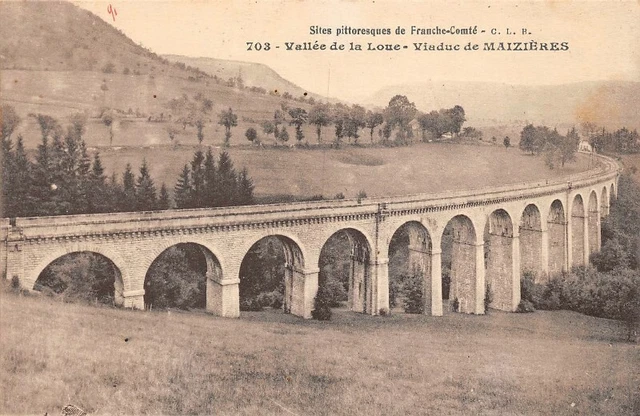 Vallée de la Loue - Viaduc de MAIZIERES - Sites pittoresques de Franche-Comté