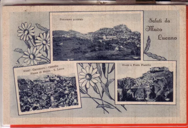 Cartolina  Muro Lucano  Fp    Viaggiata 1943 Saluti Vedutine Regalo Occasione