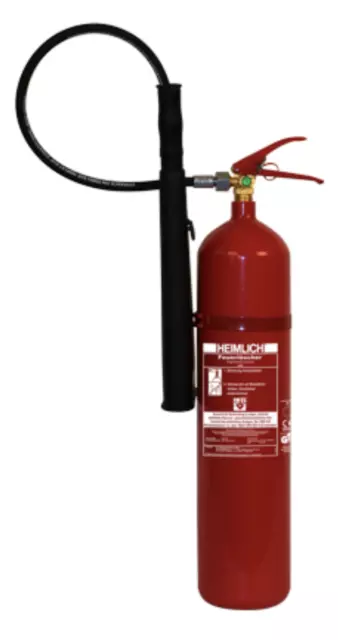 HEIMLICH® 5kg CO2 Kohlendioxid Feuerlöscher Kohlensäure EDV K 5 H-6