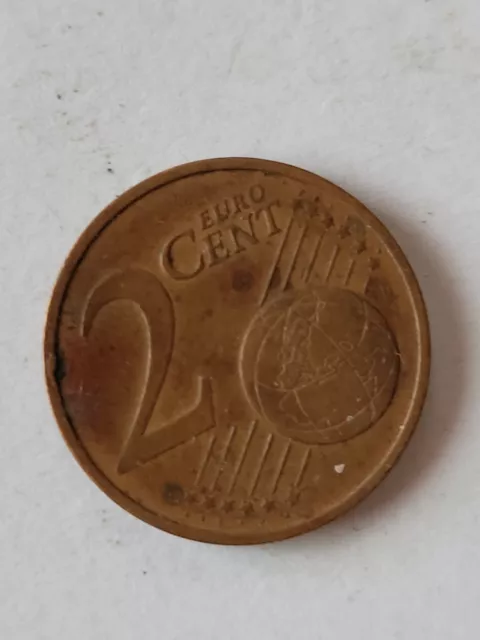 Portugal 2 Centavos De Euro 2002 Unc Sello Real De 1134 Con Nombre De País Y Cruz, Va