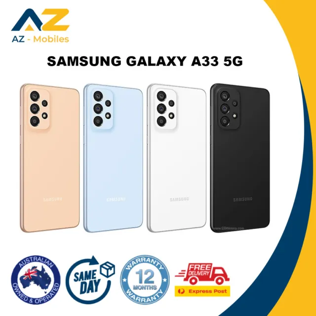 Samsung Galaxy A33 5G (Unlocked) 128GB Dual SIM 8GB RAM 6.4in 48MP