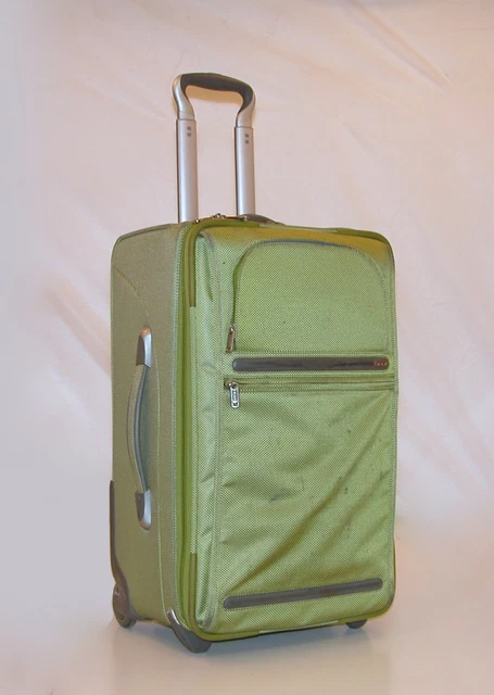 TUMI Alpha Gen. 4 Continental 21" 2 Wheeled Carry-On ~ 22002 Lemon-Green - GREAT
