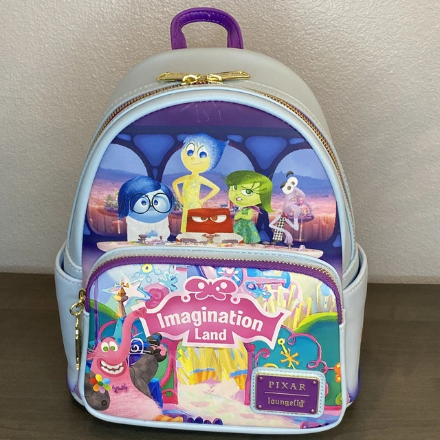 LOUNGEFLY DISNEY PIXAR Inside Out Imagination Land Mini Backpack MWT £