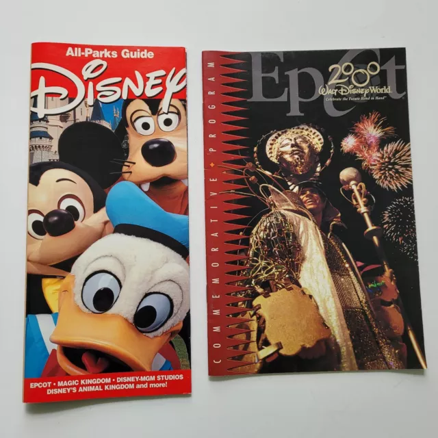 Walt Disney World EPCOT 2000 Commemorative Program Booklet All Parks Guide