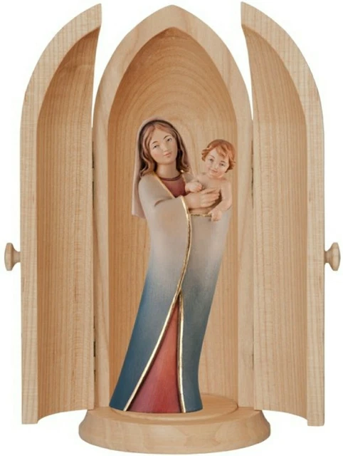 STATUE DE JÉSUS Miséricordieux CM 8 + Trousse Sculpté en Bois La à Val