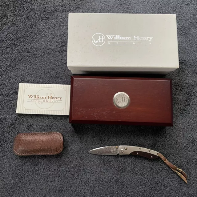 William Henry Knives B04 TI Platt