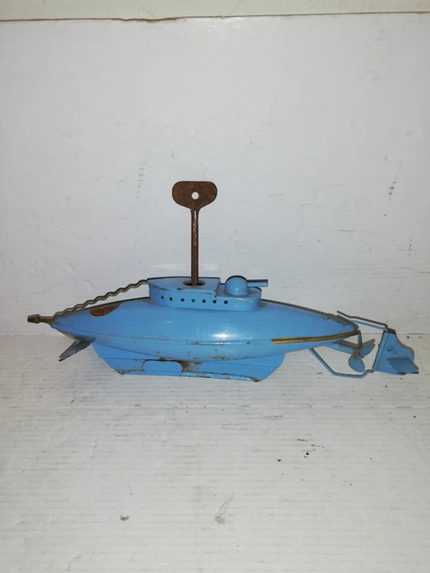 Jouet Ancien Sous-Marin Marsol – Mécanique Et Vintage