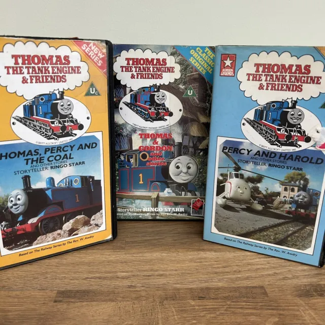 THOMAS THE TANK ENGINE & FRIENDS - VHS COLLECTION - 24 Episodes - 3 VHS tapes