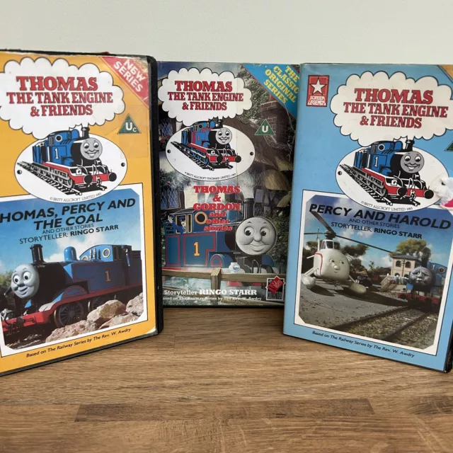 THOMAS THE TANK ENGINE & FRIENDS - VHS COLLECTION - 24 Episodes - 3 VHS ...