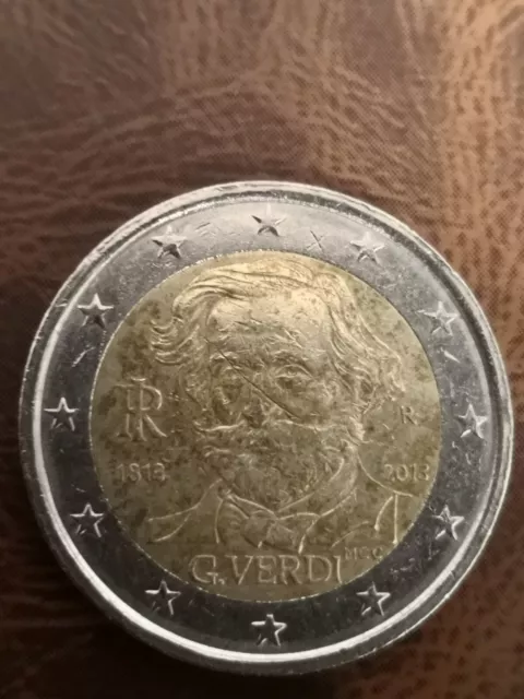 2 Euro Münze "200 Geburtstag von Giuseppe Verdi" 2013