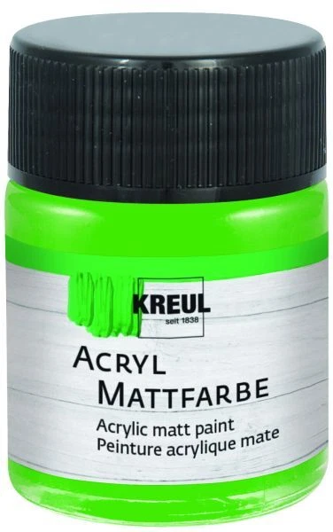 Kreul Acryl Mattfarbe hellgrün 50 ml  Künstlerfarben