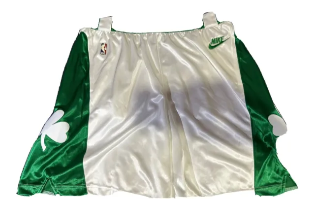 Nike Swingman Mens 3XL 50 Basketball Shorts Boston Celtics NBA Authentics Clover
