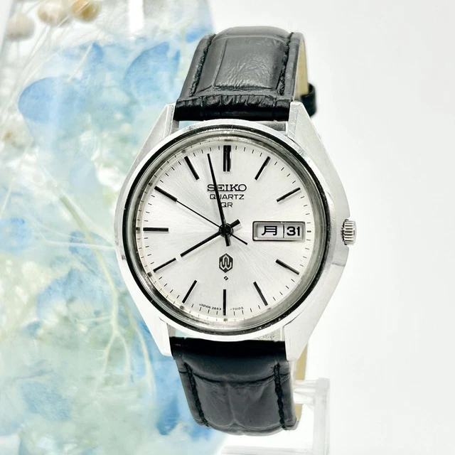 VINTAGE 1973 SEIKO QR 3863-7001 Quartz Men's Watch From