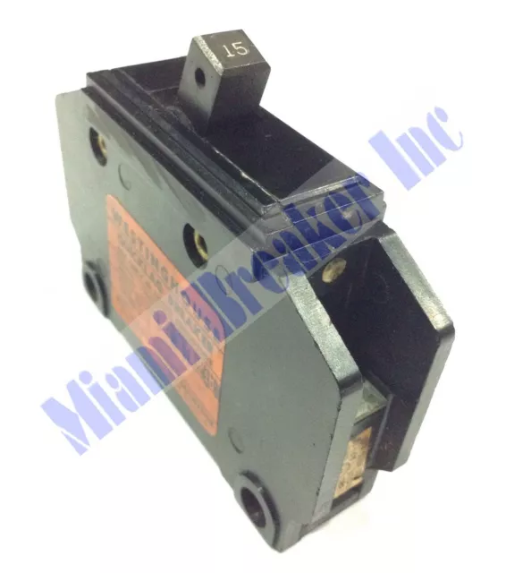 QC1015 Westinghouse Type QC Quicklag Circuit Breaker 1 Pole 15 Amp 120V