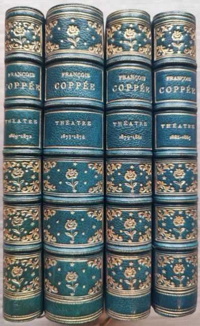 COPPEE François. Théâtre, 1869-1885. 4 volumes, 1872-1886.