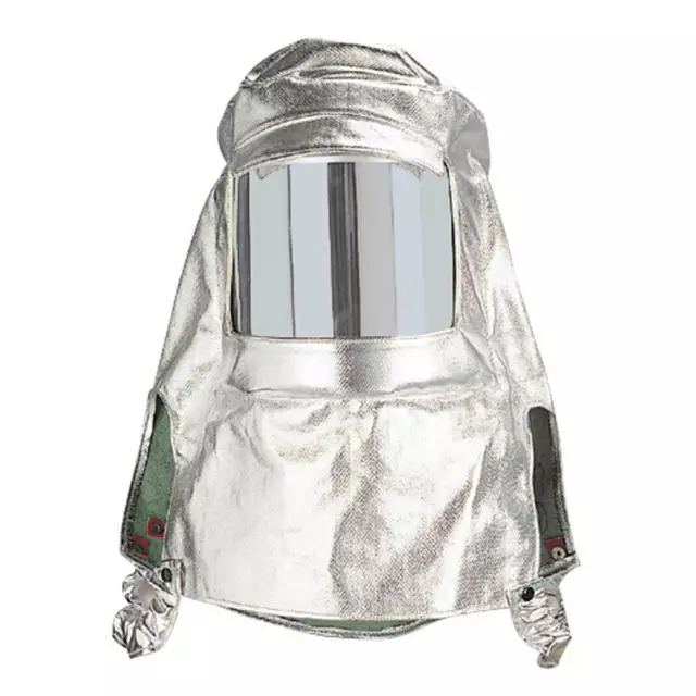 Black Stallion 100AHS 19 oz. High Temp Aluminized Carbon Hood with Clear Shield