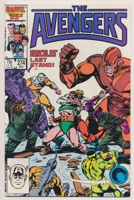 The Avengers #274 Comic Book - Marvel Comics!
