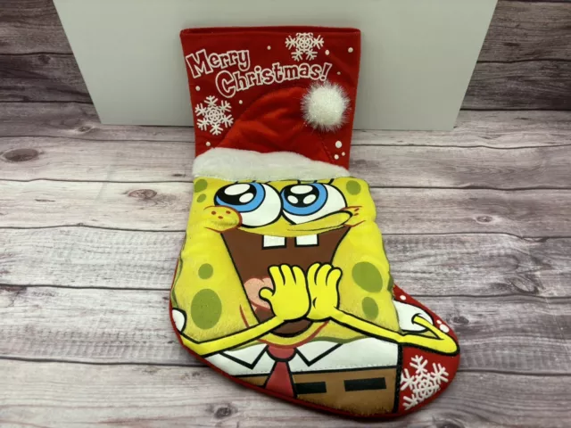 Kurt Adler Spongebob Squarepants Rainbow Christmas Stocking