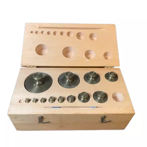 Vintage Set of  Scale Balance Weights w/ Box Incomplete