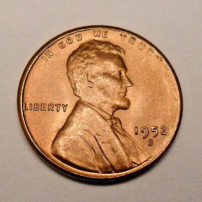 1952 S Lincoln Wheat Cent / Penny   *FINE OR BETTER*    **FREE SHIPPING**